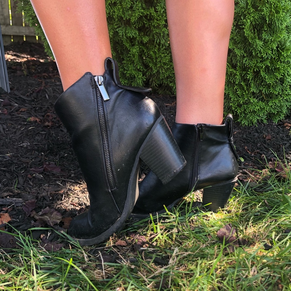 Black booties